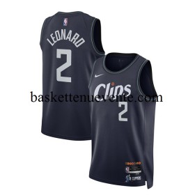 Maillot Basket Los Angeles Clippers Kawhi Leonard 2 Nike 2023-2024 City Edition Navy Swingman - Homme